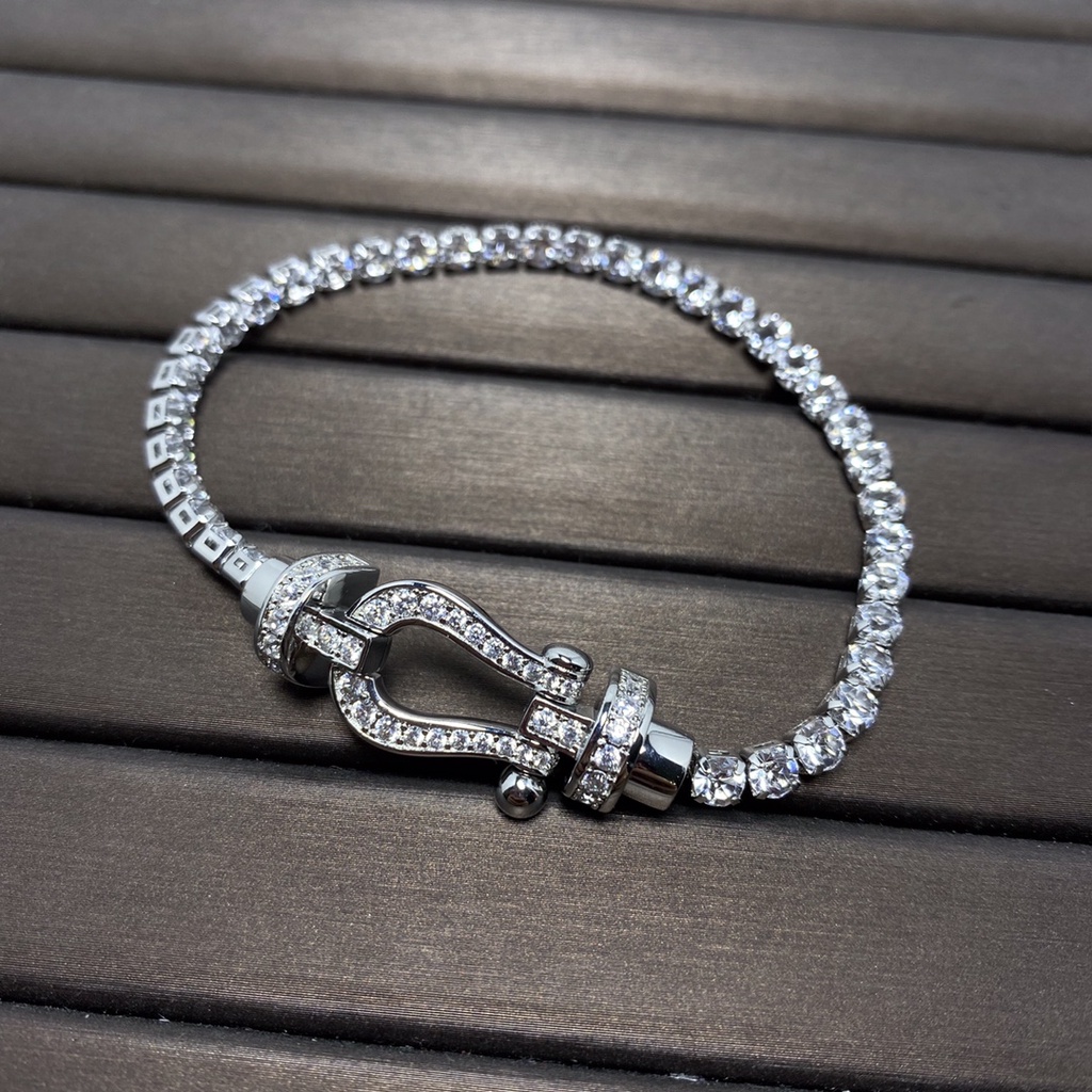 Vòng Tay LOGO Frd Horseshoe Phong Cách Vintage Thời Trang 2023 Cho Nam Và Nữ