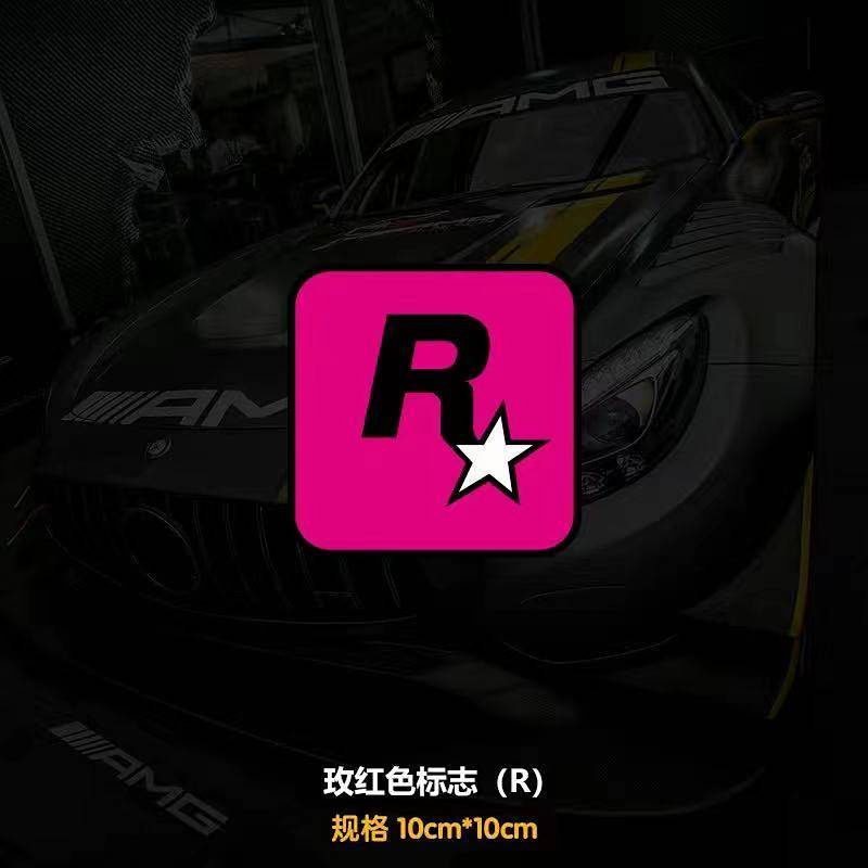 Miếng sticker Vice City GTA phản quang dán trang trí thân xe mô tô /ô tô Al2X