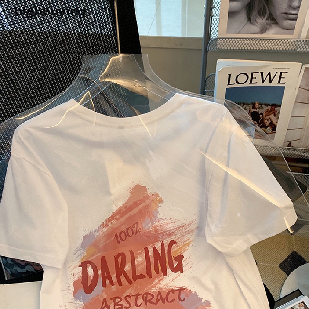 Áo Thun Tay Ngắn Cổ Tròn Dáng Rộng In Họa Tiết Thời Trang Mùa Hè Cho Nữ