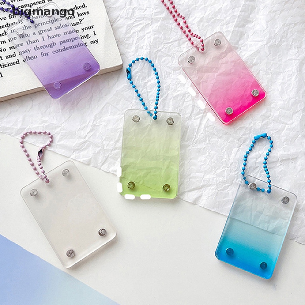 Bigmango Ins Ví Đựng Thẻ Ảnh Bằng Acrylic Hình Gấu Ngôi Sao Thần Tượng Hàn Quốc 2022 DIY