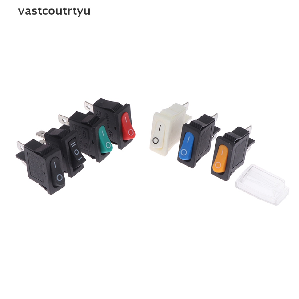 Set 5 Công Tắc Bật / Tắt KCD1-110 9.5x21mm 2 Pin Chuyên Dụng