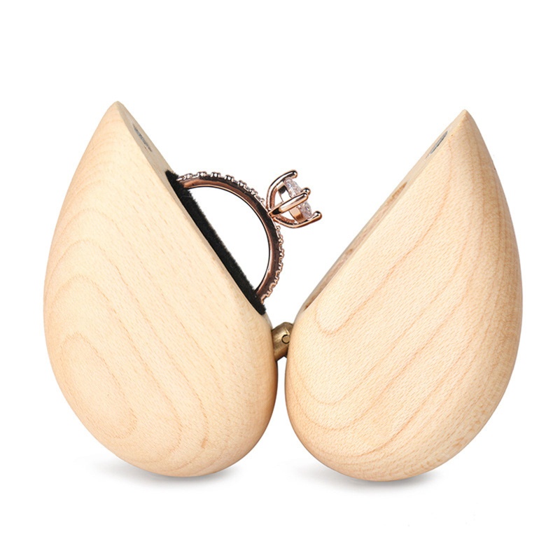 Hộp Đựng Nhẫn Cưới Có Nắp Đậy Tiện Dụng