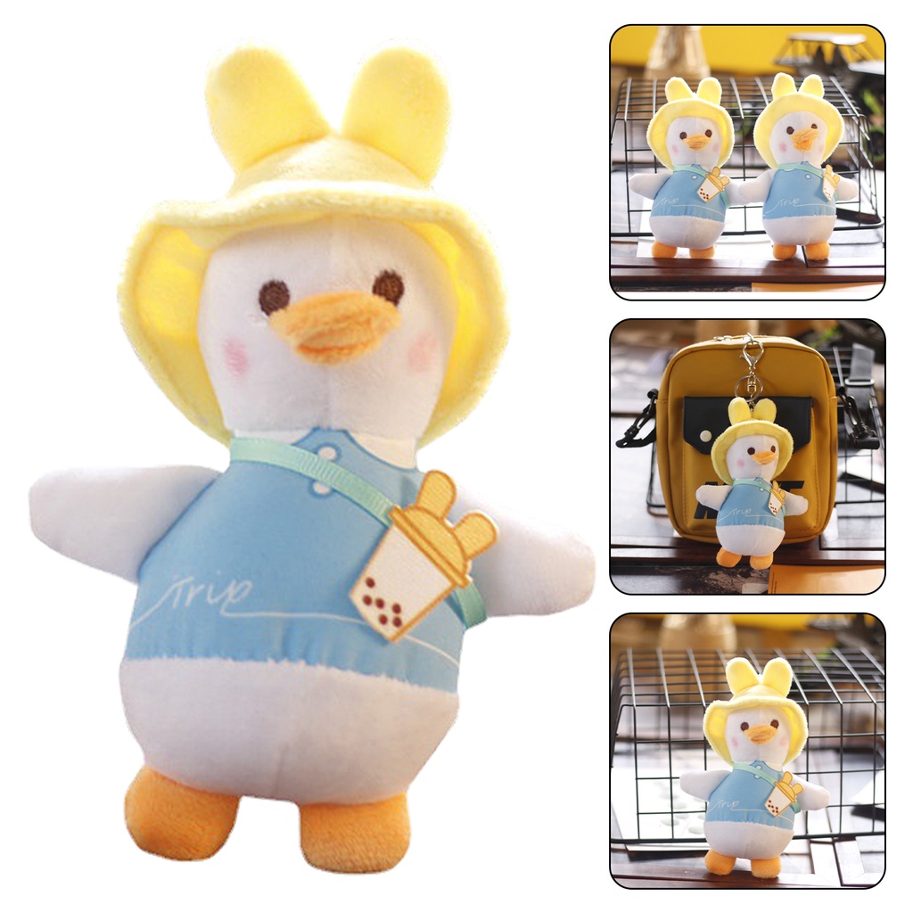 [COD]♋Móc Khóa Vịt Nhồi Bông Xinh Xắn