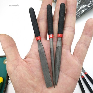 Model steel 118mm trimming file mini needle file stone glass metal carving craft flat file