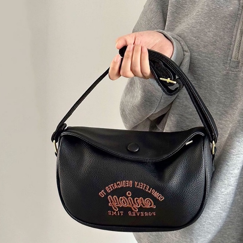 Hàng Mới Về Túi Xách Da PU Cỡ Lớn Thêu Họa Tiết Phong Cách vintage Thời Trang Thu Đông JP5