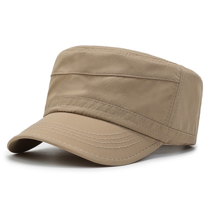 Mũ Lưỡi Trai Thoáng Khí Mau Khô Phong Cách Quân Đội Cho Nam