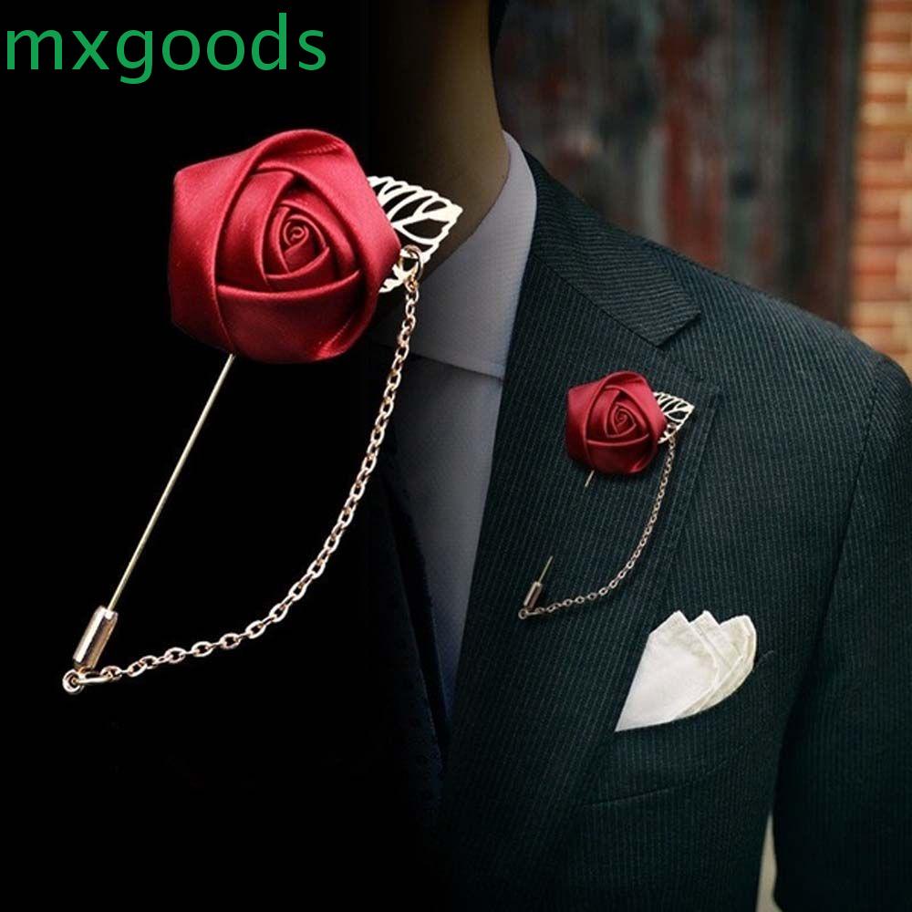 Ghim cài áo kiểu dáng hoa hồng thời trang phong cách cho nam / nữ