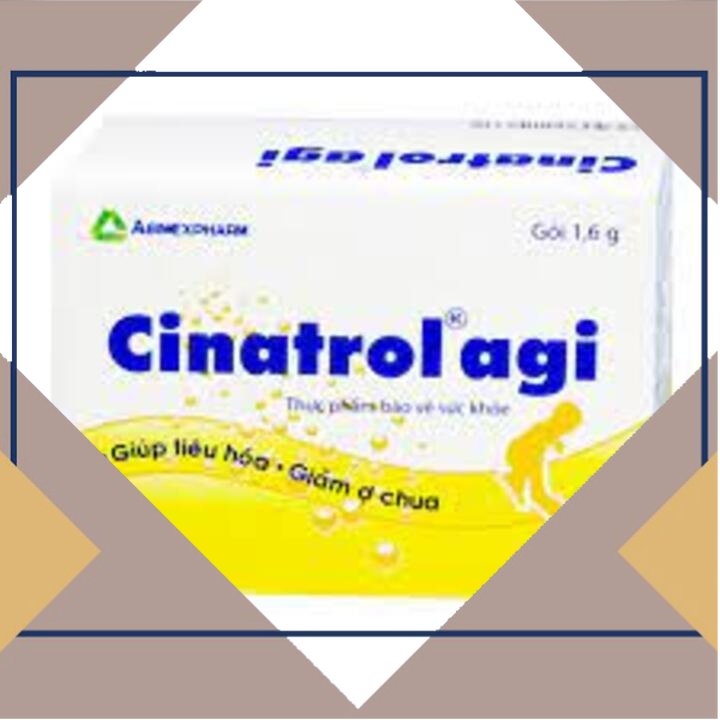 CINATROL-AGI Cốm Tiêu Hóa - Hộp 30 GÓI X 1,6G