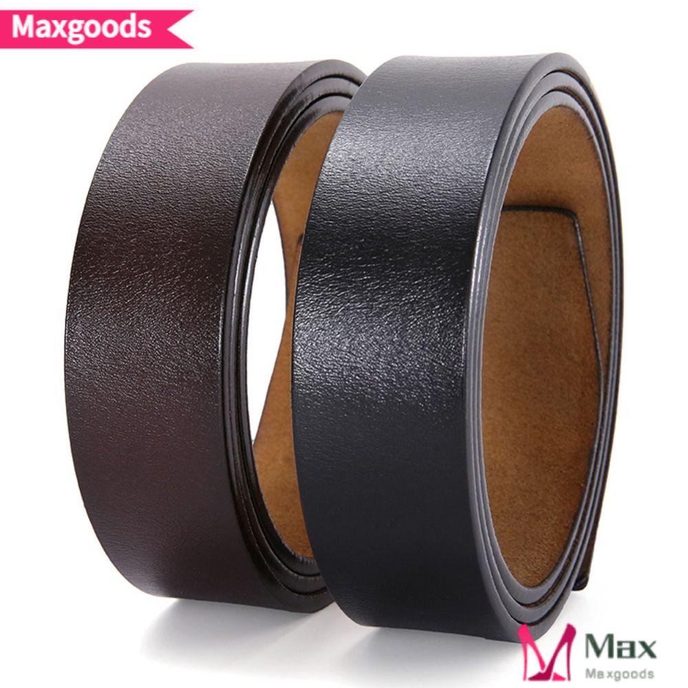 Dây Thắt Lưng Da Thật 3.3CM / 3.7CM Có Lỗ Thiết Kế Sang Trọng Giản Dị