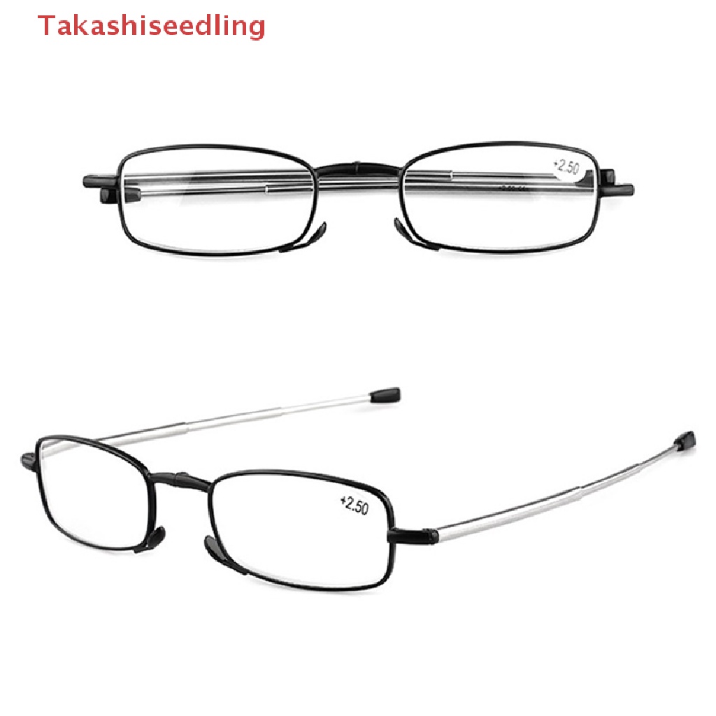 Kính Đọc Sách Chống Ánh Sáng Xanh Có Thể Gấp Gọn Kèm Hộp Đựng Dành Cho Nam Nữ