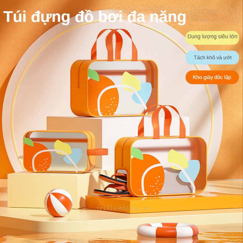 Túi Đựng Đồ Bơi / Tập Gym Chia Ngăn Khô / Ướt Dung Tích Lớn Chống Thấm Nước Tiện Dụng Cho Nữ