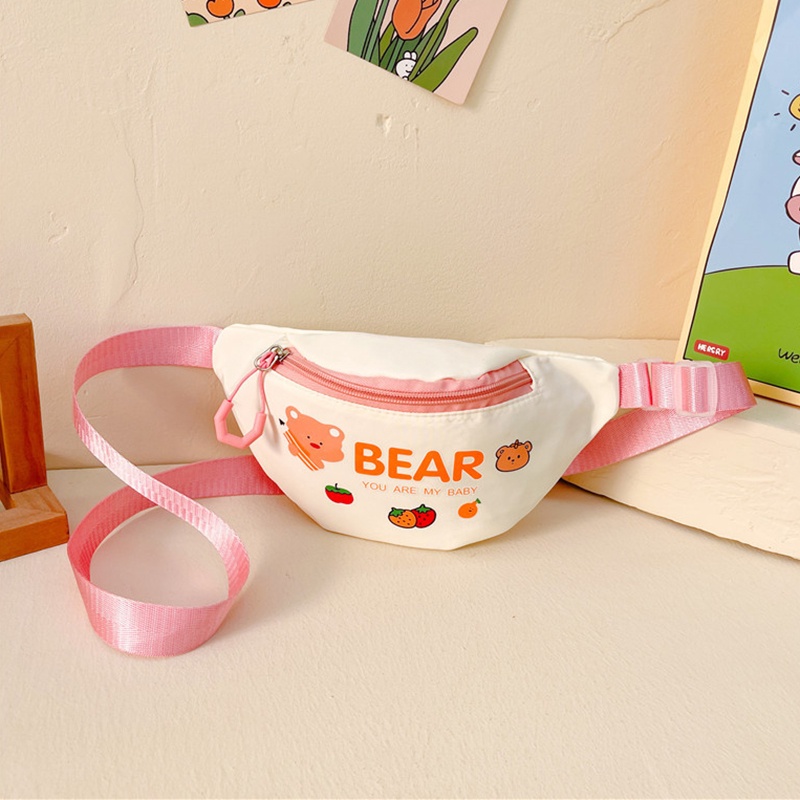 Túi Đeo Chéo Họa Tiết Hoạt Hình Trọng Lượng Nhẹ Thời Trang Mùa Hè Cho Bé Gái