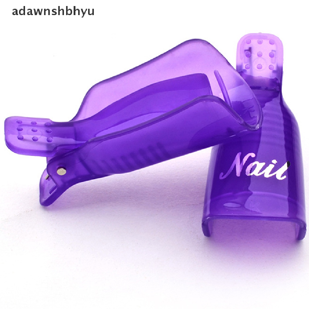 Set 10 Kẹp Ủ Tẩy Sơn Móng Tay Bằng Nhựa Tiện Lợi