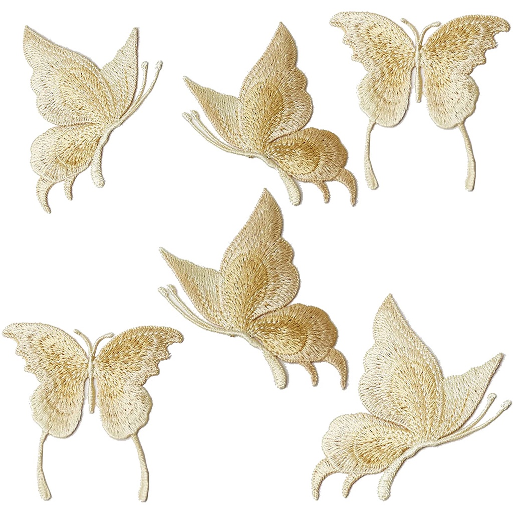 6 Miếng Vá, May Quần Áo Hình Bươm Bướm