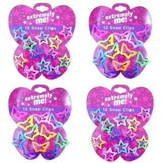 Set 12 Kẹp Tóc Hình Bướm Màu Gradient Cho Bé Gái