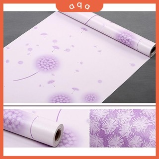 Decal giấy dán tường bồ công anh tím-aqa