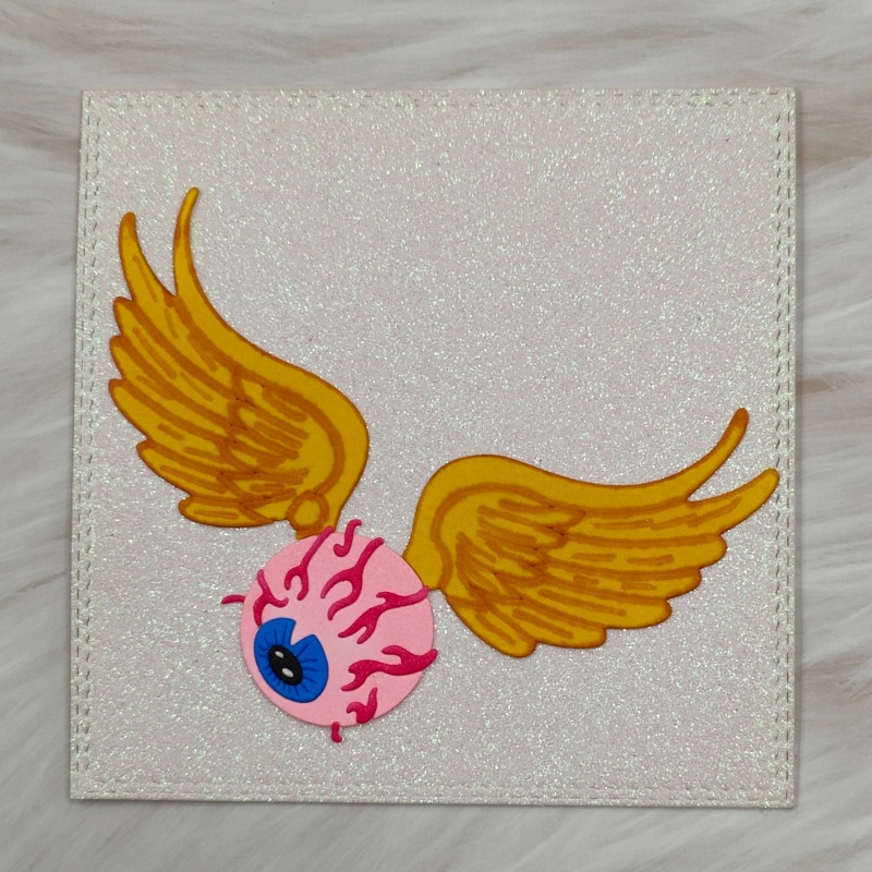 Khuôn Cắt Giấy Kim Loại Hình Đôi Cánh