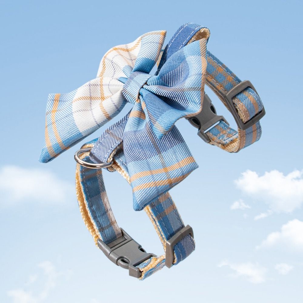 Đai Dắt Thú Cưng Đi Dạo Chống Lạc Thoáng Khí Có Nơ Hình Chữ I Aron1