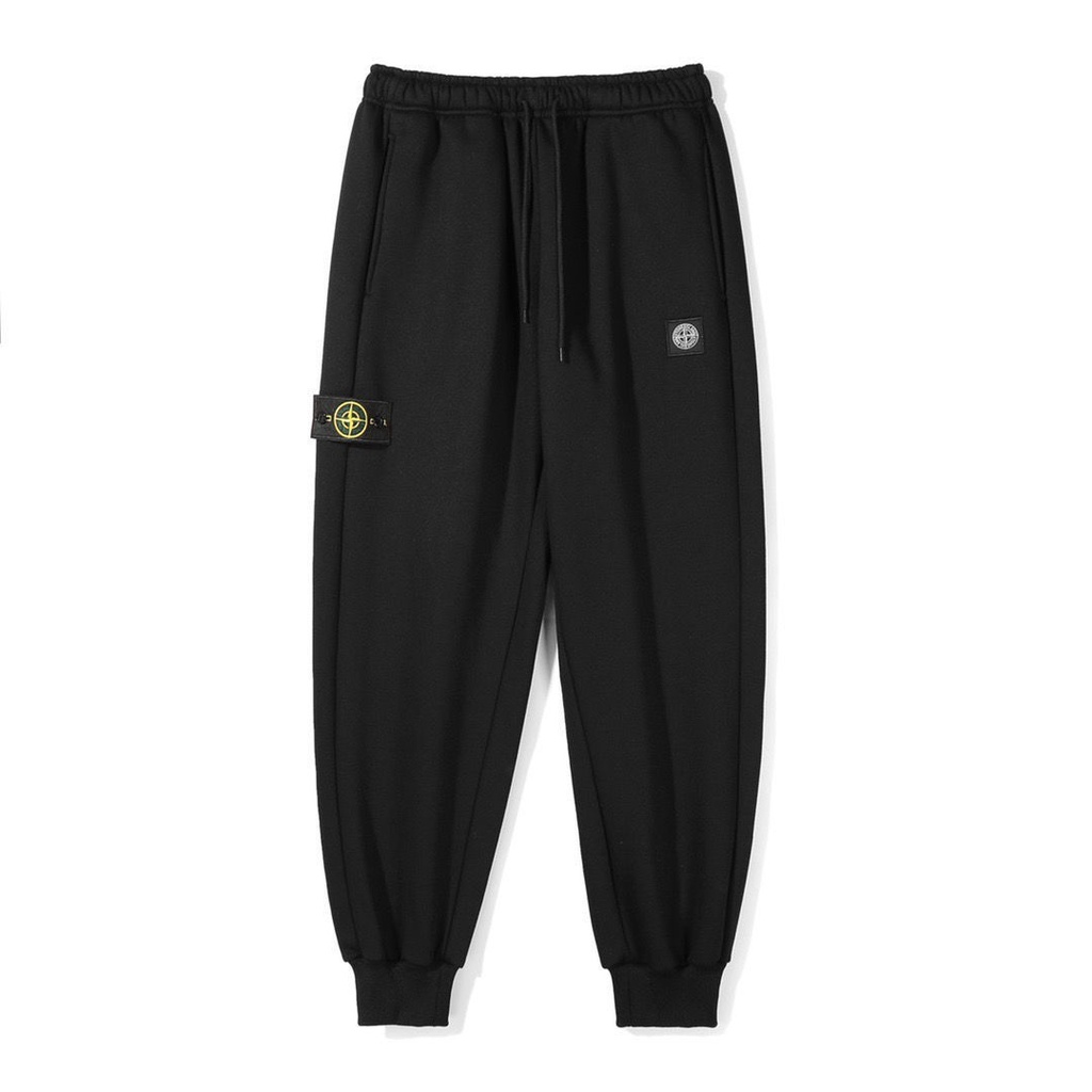 Stone Island Quần Thể Thao Dây Rút In logo Thời Trang unisex Cá Tính Stone Island 23ss