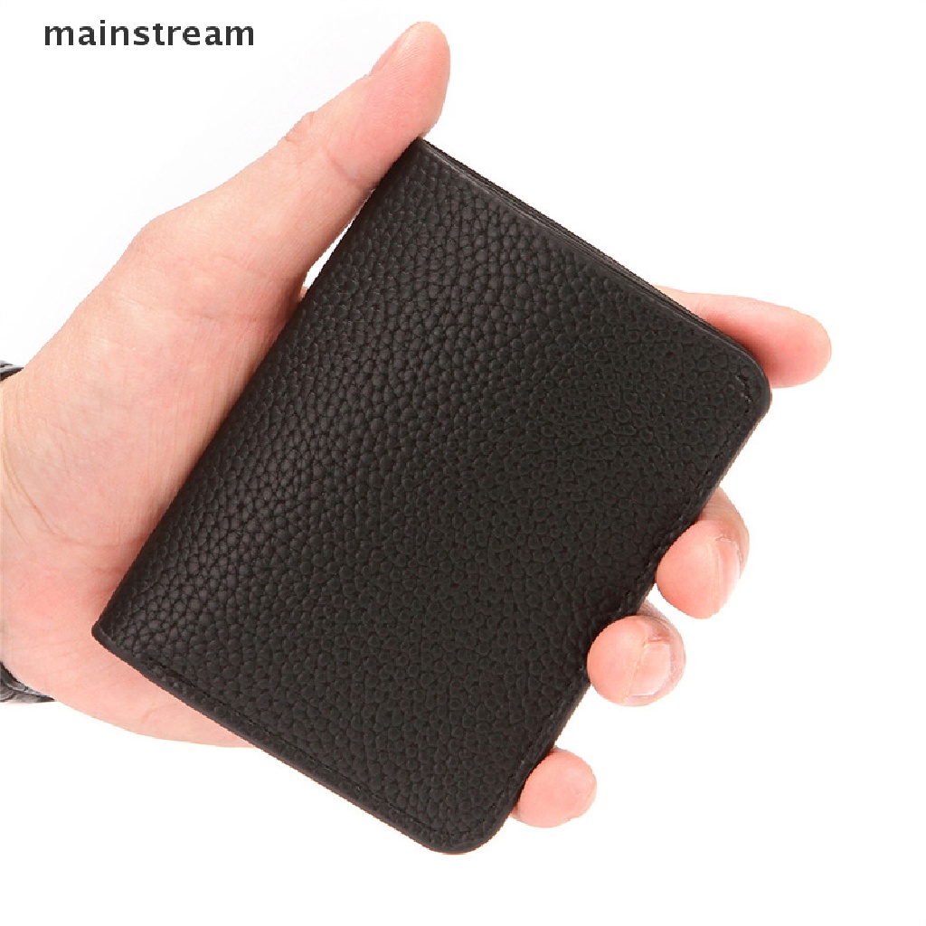 Ví Da PU Mỏng Đựng Thẻ Tín Dụng / Tiền Xu Nhỏ Gọn Cho Nam