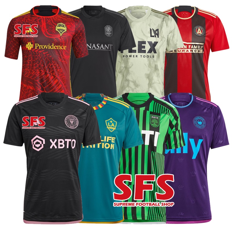 Áo Thun Bóng Đá Màu Trắng S-4XL 2023 MLS LAFC LA Galaxy Jersey Chất Lượng Cao