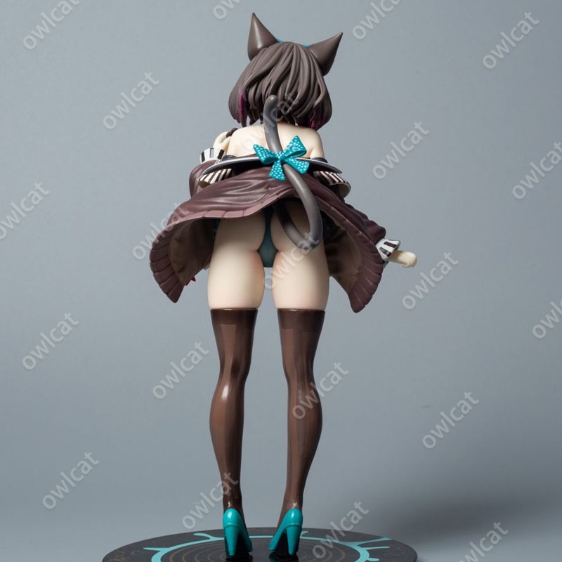 Mô Hình Nhân Vật Illustration Mauve (Native Rocket Boy Ver.) 26cm Size 1/6 Chocolate Cat Girl 3D Soft Body Illustrator Yamanta_15 Catgirl Figure Packed in Box Model