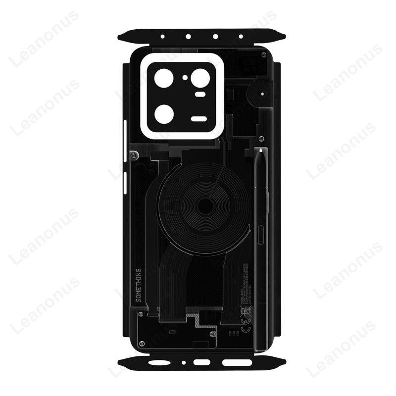 Không Có Phong Cách Điện Thoại Xiaomi 13 12 14 11T 10T 12T 13T Pro Decal Da Mặt Sau Bảo Vệ Màn Hình Phim Bọc 3M Sửa Đổi Miếng Dán