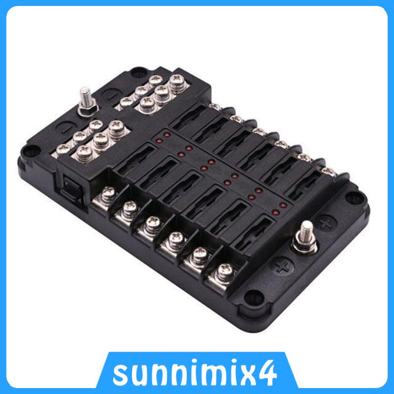 Giá Đỡ Cầu Chì 32V 100A 12 Trong 1 Tự Động Chống Nước Cho Xe Hơi H2Sports