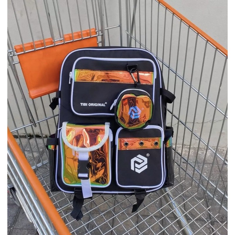 ⚡️[Siêu Hot] BALO TIBII BACKPACK thời trang Unisex nhiều ngăn màu đa dụng và cá tính
