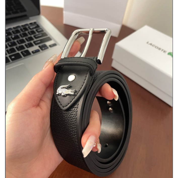 Thắt Lưng Da 120cm Lacostes_Belt Kèm Hộp Quà Sang Trọng Cho Nam