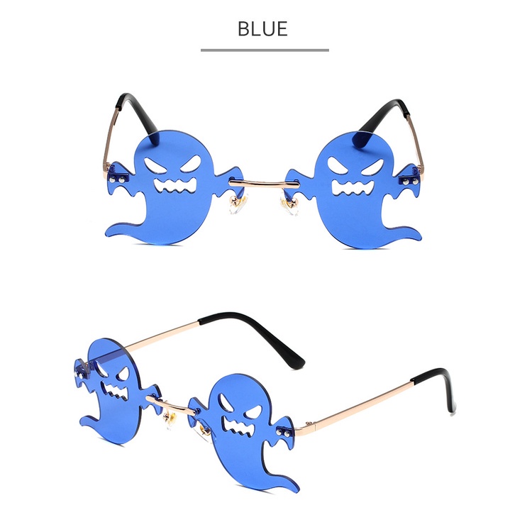 Kính Mát Gọng Kim Loại Phong Cách Halloween Cho Nam Và Nữ