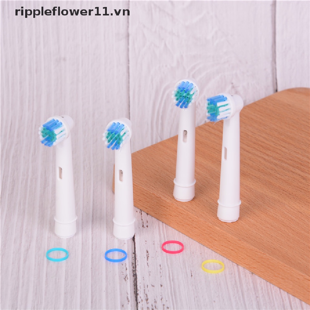 (luck) 4pcs Electric Toothbrush Heads Replacement for Oral B SB-17A Soft Brush4 Electric Toothbrush Heads SB-17 replacement Soft Bristles POM for Oral B 3D .