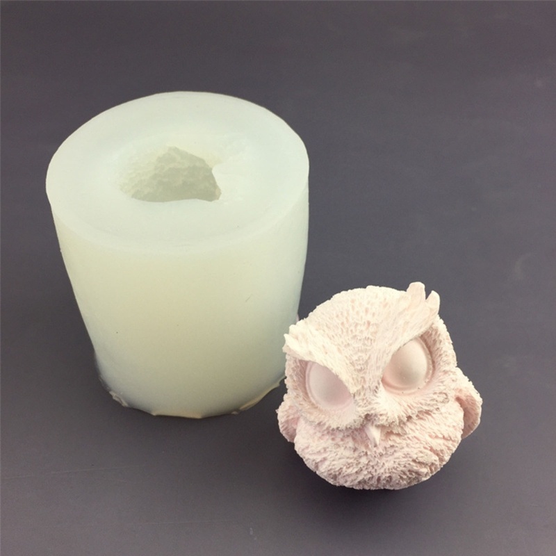 Khuôn Silicone Làm Đồ Trang Trí Thủ Công Hình Chim Cú Siêu Đáng Yêu