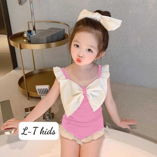 Bikini nơ ngực bèo vai bé gái