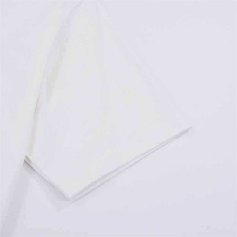 Áo Thun cotton Ngắn Tay In Họa Tiết Trắng Đen Thời Trang Cho Nam Và Nữ L6V