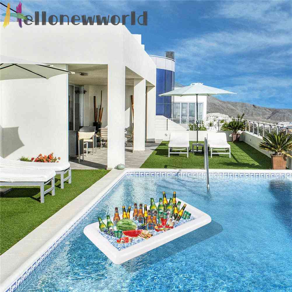 Khay Bơm Hơi Đựng Đá / Salad / Thức Uống Đa Ứng Dụng Cho Hoạ