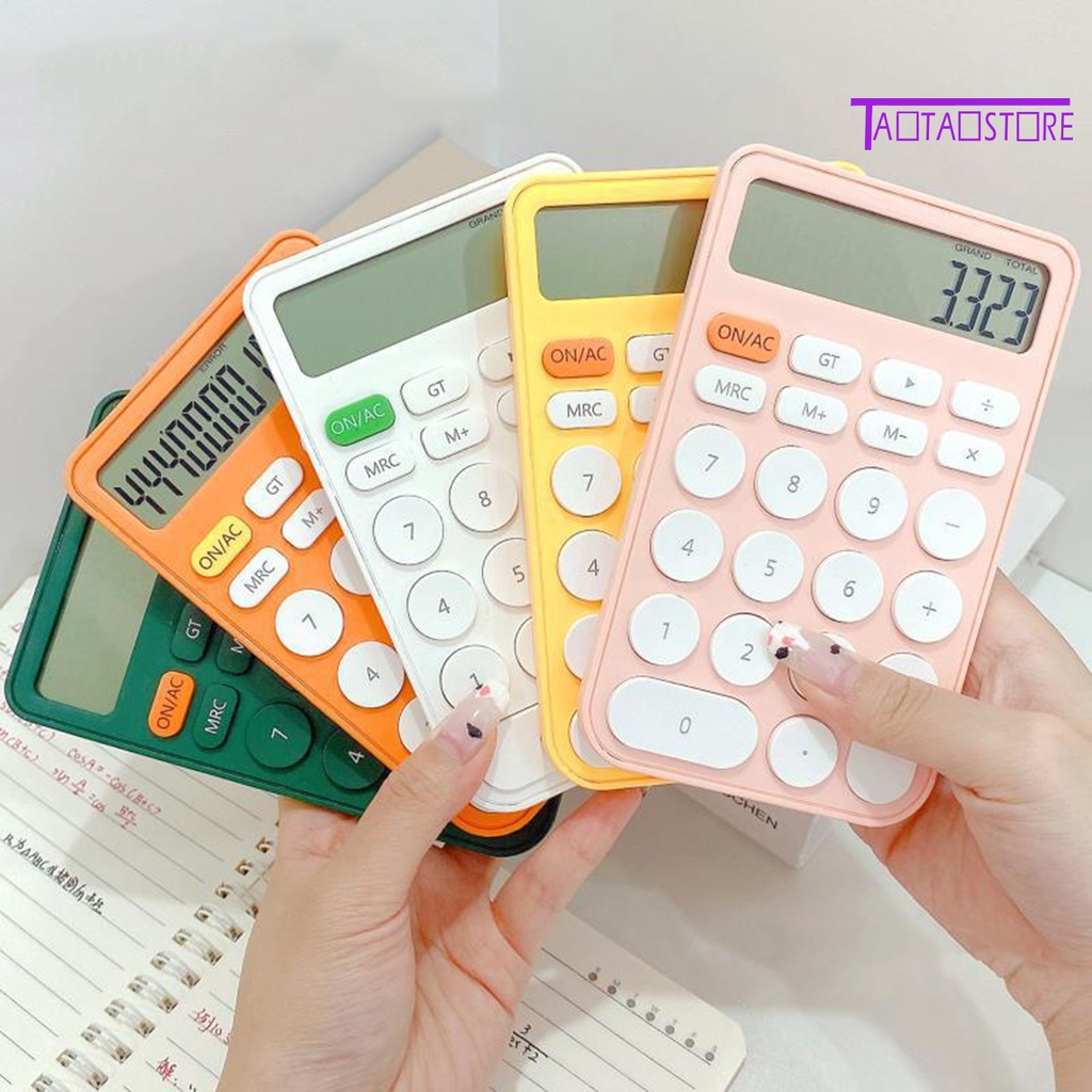 Máy Tính 12 Chữ Số Màn Hình Lớn Tiếng Ồn Thấp Dễ Đọc Dùng Cho Văn Phòng