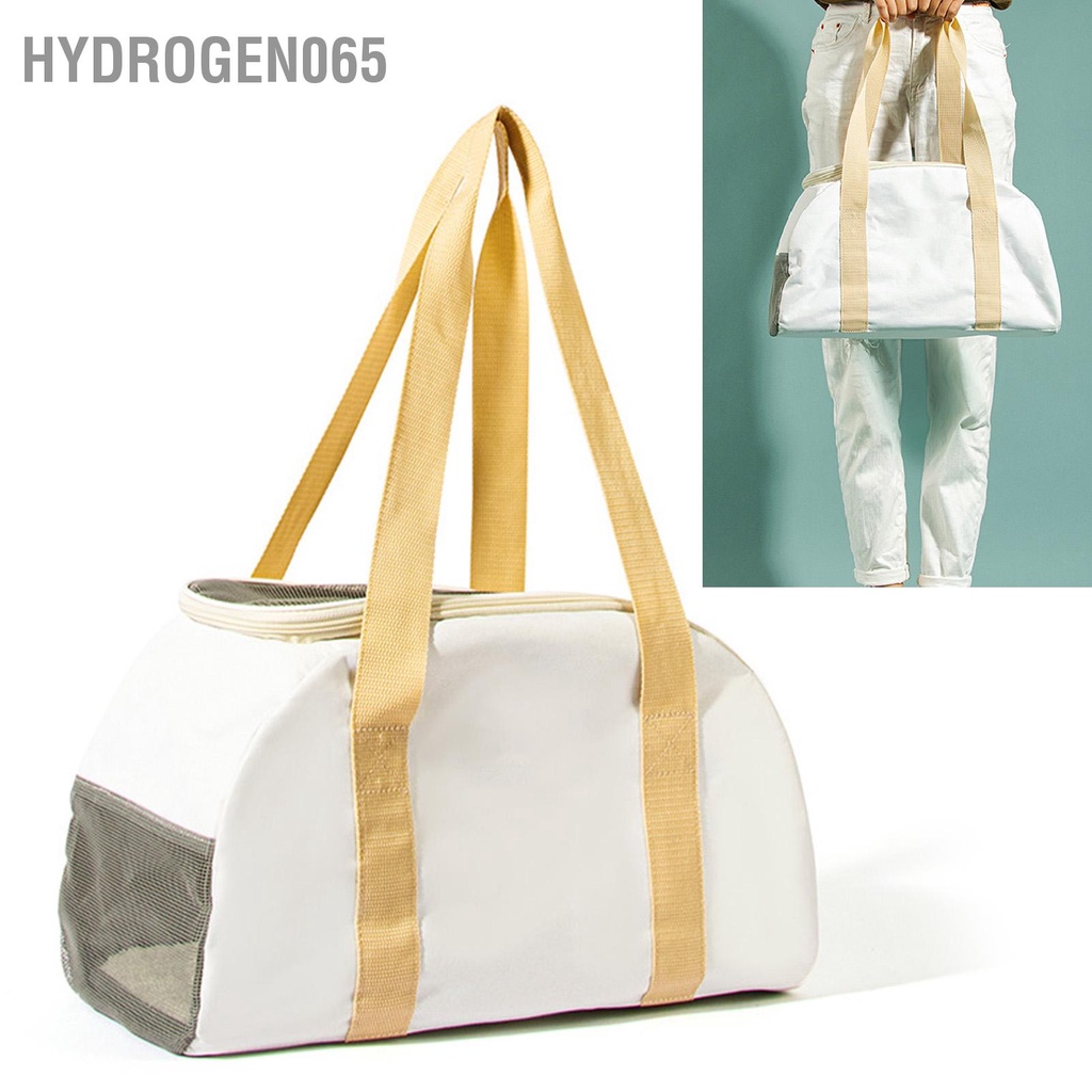 Hydrogen065 Túi đựng mèo Không gian rộng rãi Thoáng khí Thoải mái Thời trang Di động cho Du lịch Ngoài trời