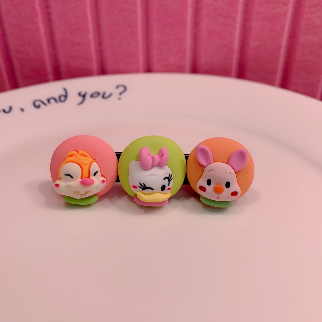 Kẹp Tóc Hình Nhân Vật Hoạt Hình Disney Đáng Yêu