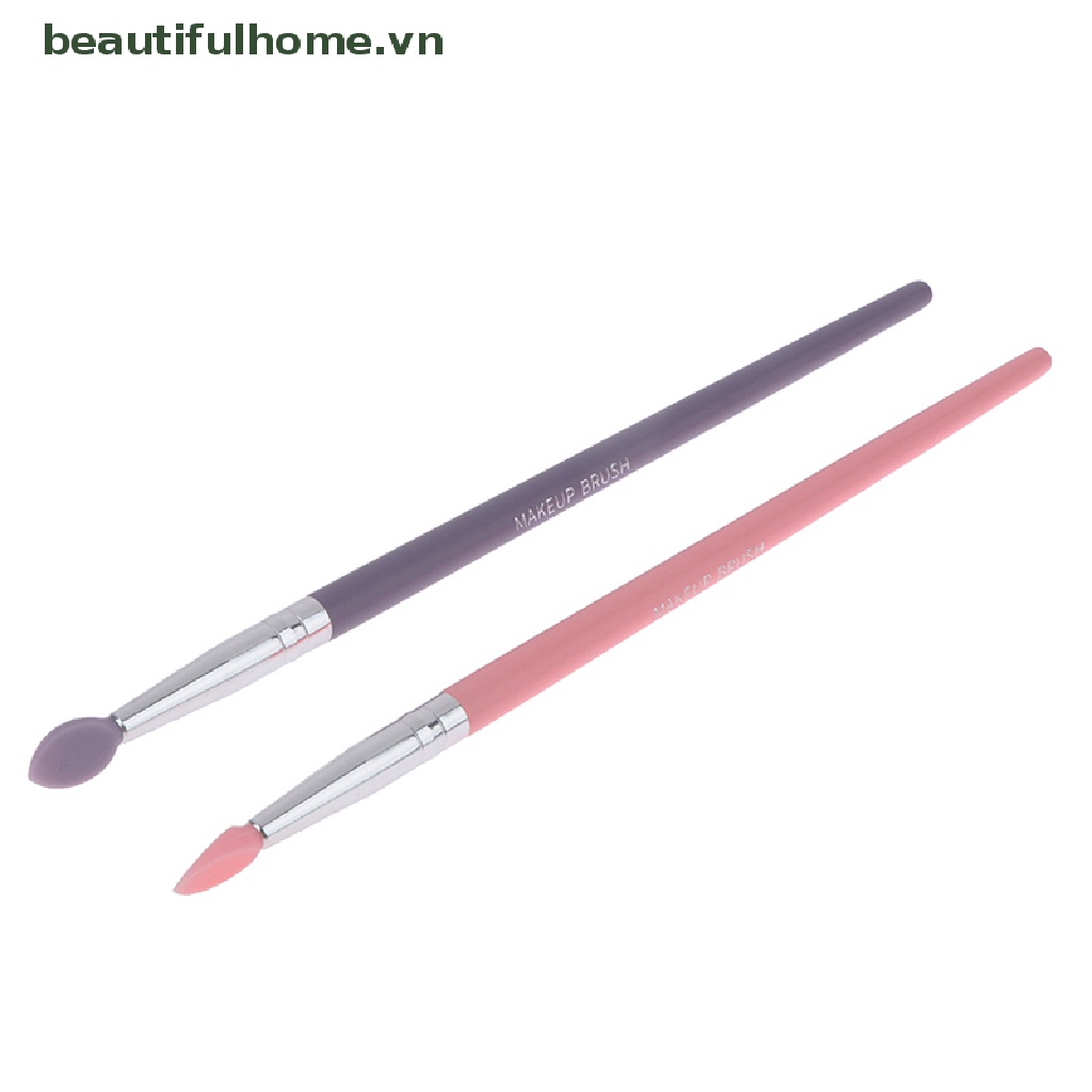 1 Cọ Trang Điểm Môi / Phấn Mắt Ánh Nhũ Kim Tuyến Lấp Lánh Bằng Silicone