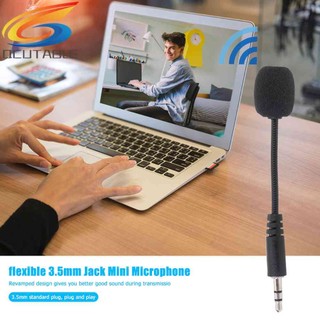 Flexible 3.5mm Jack Mini Microphone Mic for PC Mobile Phone Laptop Notebook