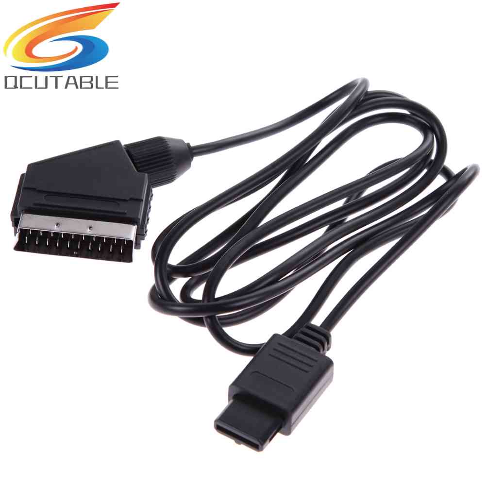 Dây Cáp A / V TV Video Scart RGB Thay Thế Cho Máy Chơi Game Nintendo SNES Gamecube Và N64