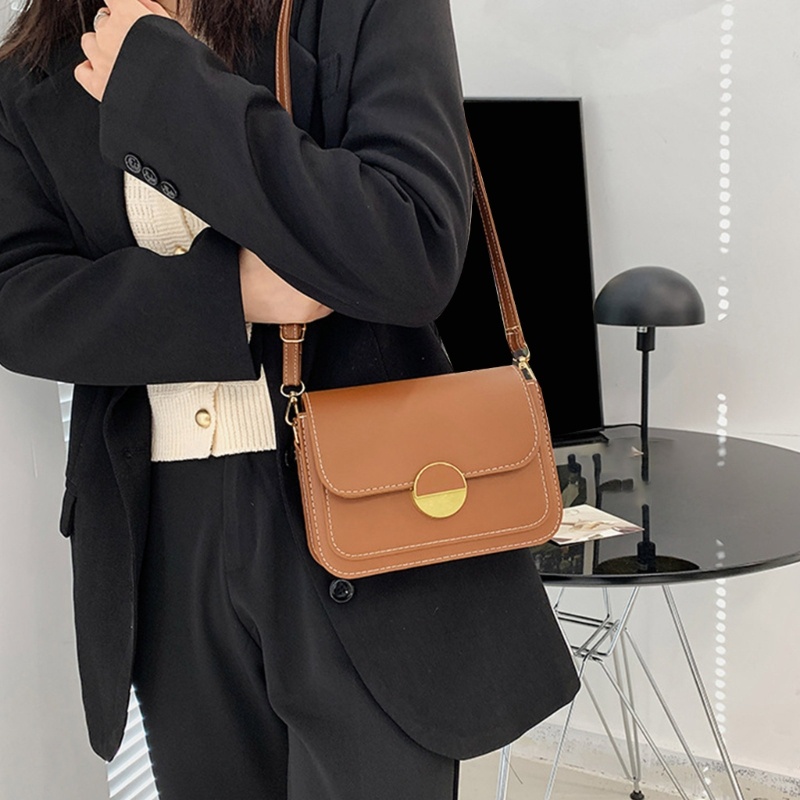 Túi Da PU Đeo Chéo Phong Cách Vintage Dành Cho Nam