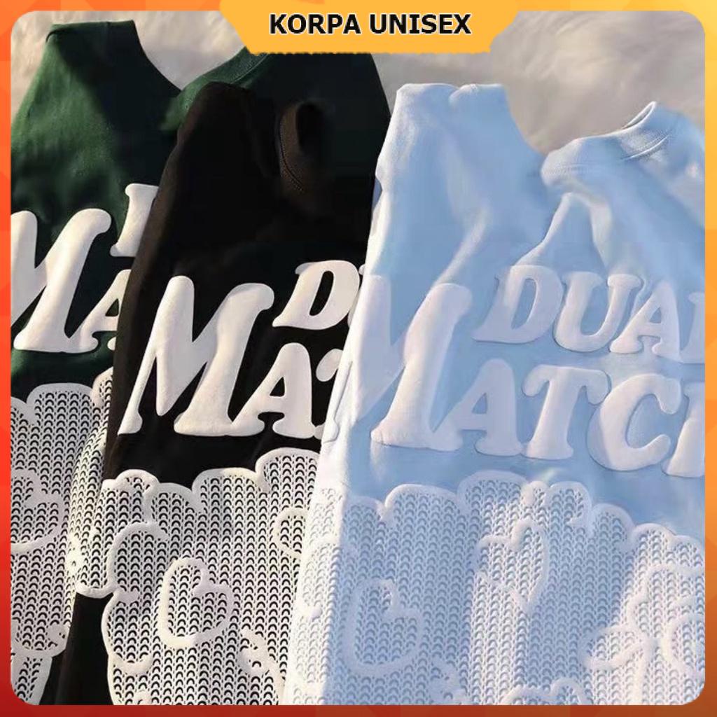 [ IN NỔI ] Áo thun tay lỡ form rộng in chú cừu DUAL MATCH a - phông ulzzang oversize unisex nam nữ