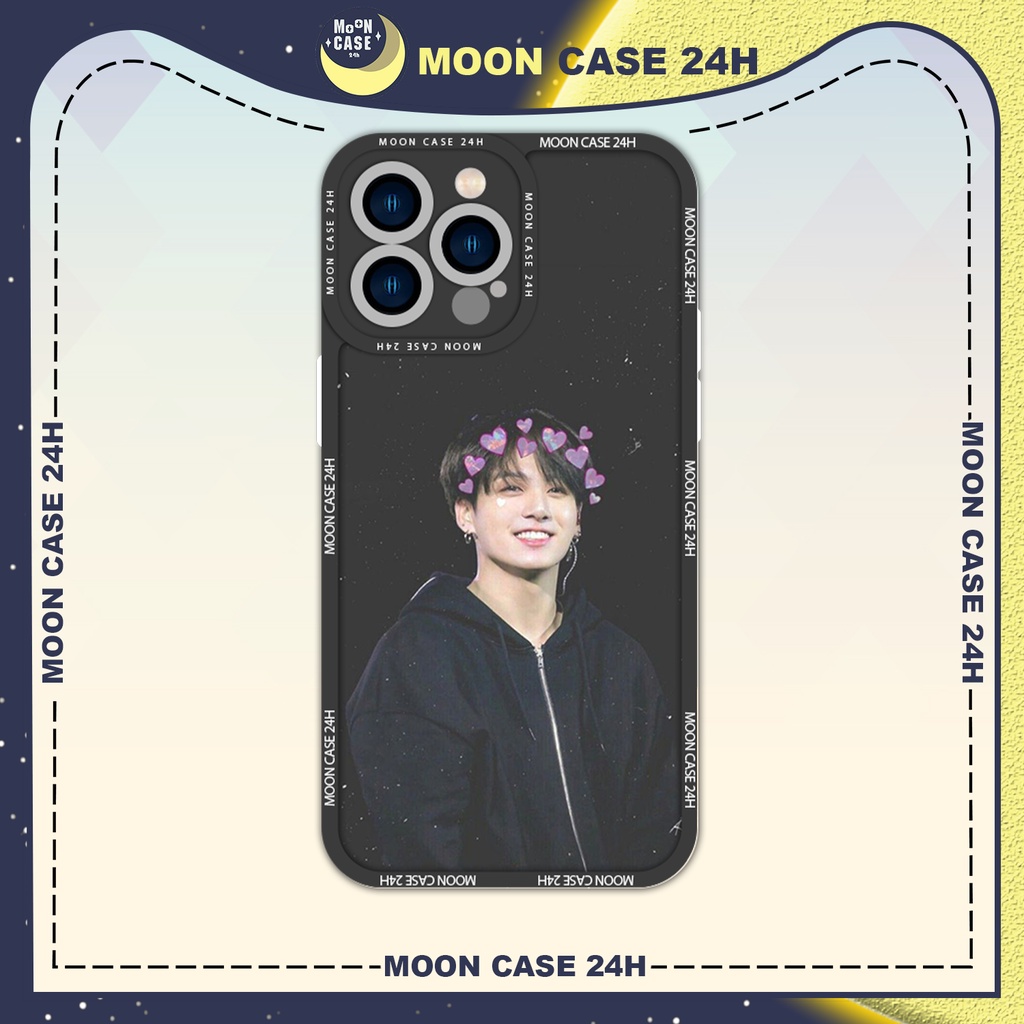 Ốp lưng iphone MOON CASE 24H Jeon Jungkook(BTS) Cute Heart ip 8/x/xs/xs max/11/12/13/14pro/plus/promax