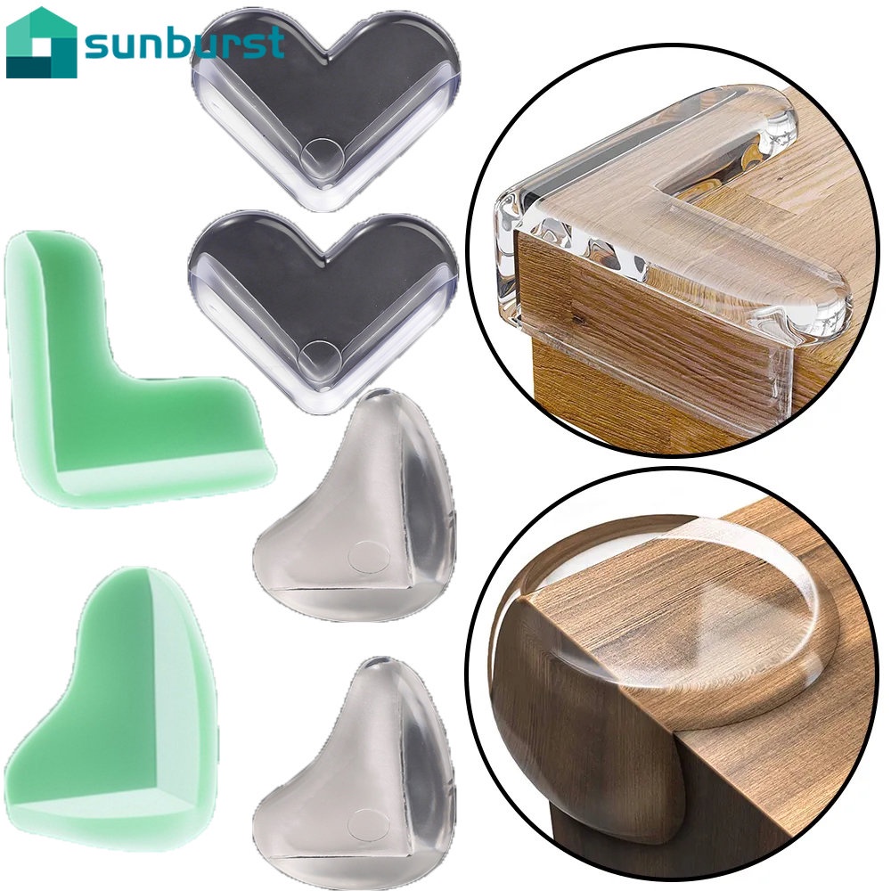 Miếng Bọc Cạnh Bàn Bằng Silicon Trong Suốt Chống Va Chạm Bảo Vệ An Toàn Cho Bé