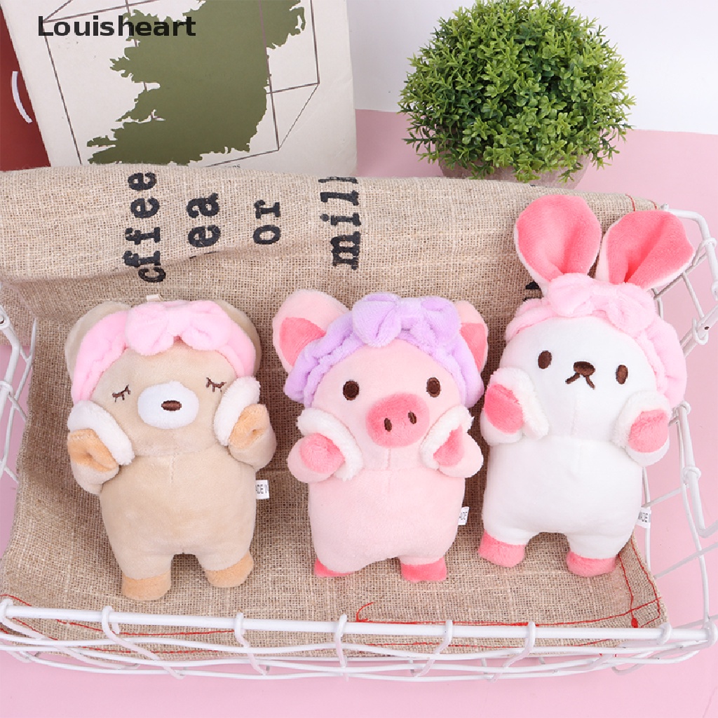 Louisheart Đồ chơi nhồi bông Mềm Mại Hình Chú Thỏ / Heo Đáng Yêu