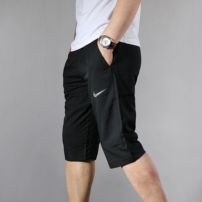 Quần Short Thể Thao Nike 100% Chính Hãng Chất Liệu Dệt Mỏng Thoáng Khí Dành Cho Nam Giới
