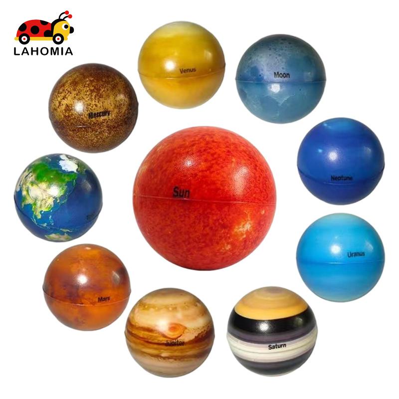LAHOMIA Set 10 Quả Bóng Năng Lượng Hệ Mặt Trời Hình Các Hành Tinh Và Hành Tinh 6.3cm