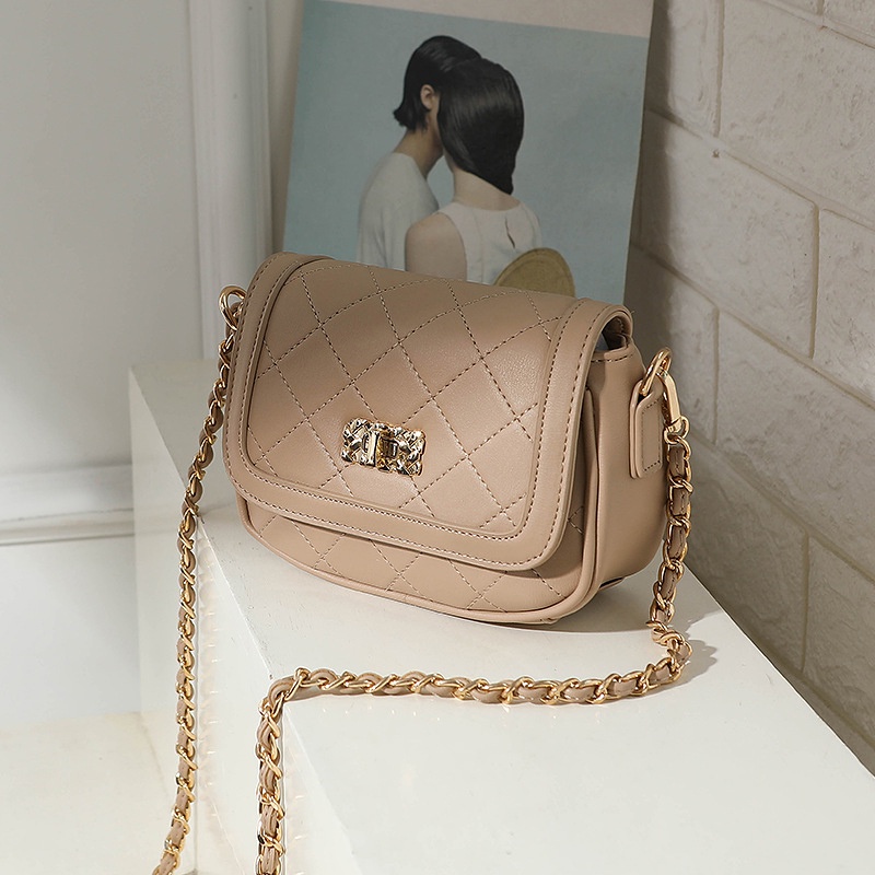 Túi đeo chéo IELGY dáng nhỏ hình thoi phong cách Hàn Quốc ngọt ngào cho nữ